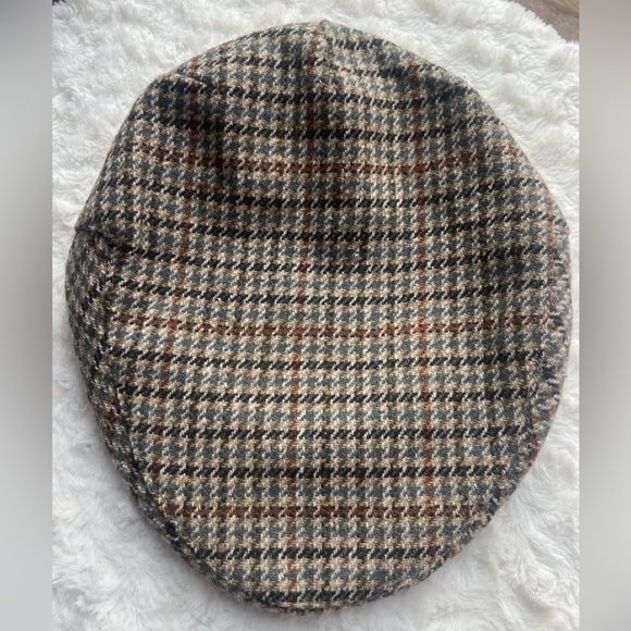 Hatman of Ireland wool tweed vintage flat cap hat snap EUC - Picture 4 of 8